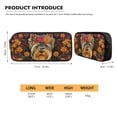 thumbnail image 5 of XYZCANDO School Backpack Set 17 Inch Book Bag Yorkshire Terrier Dog Retro Flower Print Large Capacity Primary School Bookbag 3 Pcs Laptop Backpacks Lunch Bag Pencil Case Daypack, 5 of 6