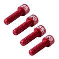 thumbnail image 1 of Tornillo de Aleación De Aluminio Sunnimix 4pcs Carretera Bicicleta Manillar Tallo M5 * 17 Mm Rojo, 1 of 8