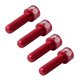 thumbnail image 1 of Tornillo de Aleación De Aluminio Sunnimix 4pcs Carretera Bicicleta Manillar Tallo M5 * 17 Mm Rojo, 1 of 8