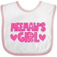 thumbnail image 3 of Inktastic Meemaw's Girl Girls Baby Bib, 3 of 4