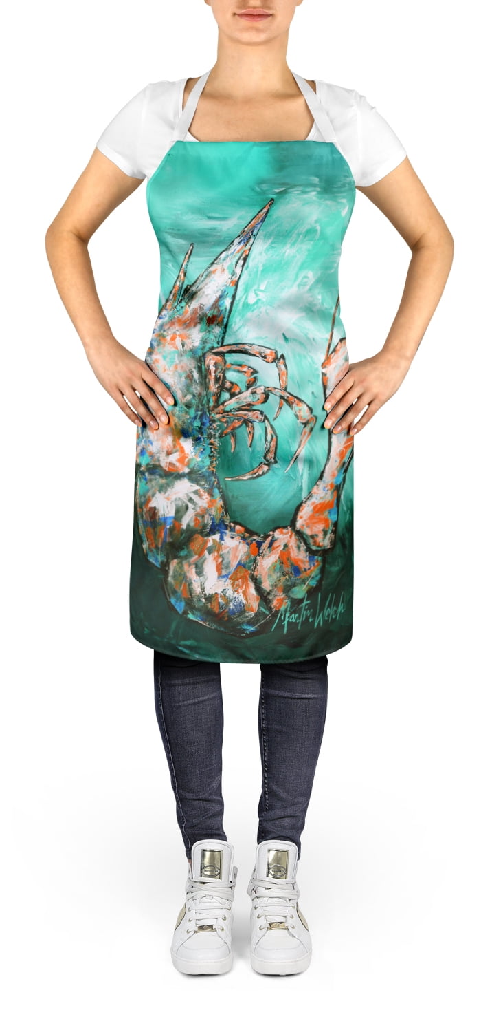 Carolines Treasures MW2140APRON 30 x 27 in. The House Next Door Apron