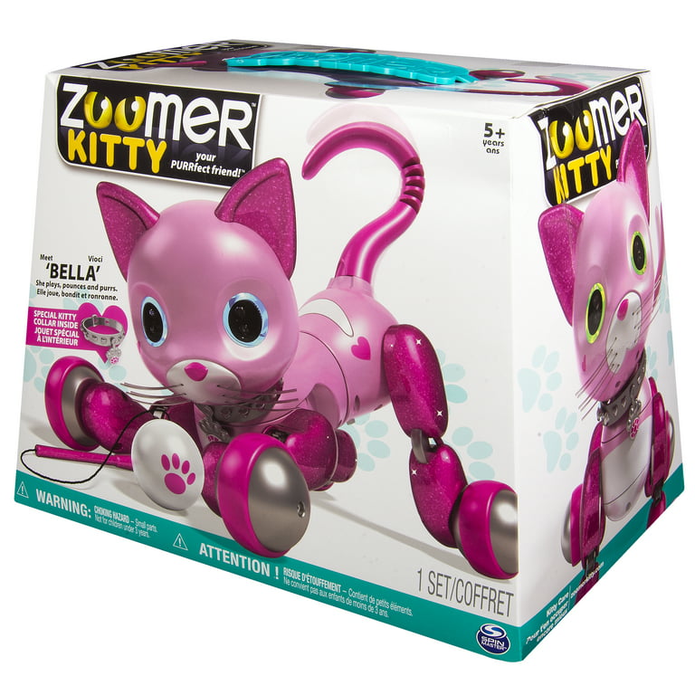 Forberedelse Plys dukke Tal til Zoomer Kitty, Interactive Cat, Bella Walmart Exclusive - Walmart.com