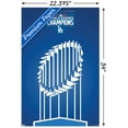 thumbnail image 3 of MLB Los Angeles Dodgers - Minimalist Champions 2020 Wall Poster, 22.375" x 34", 3 of 6