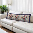 thumbnail image 2 of 4th of July Floral Body Pillow Cover 20 x 54 Inch Decorative Pillow Cover USA Star Vintage Roses American Star Patriotic Lumbar Pillowcase Seasonal Rectangle Cushion Case for Couch Sofa Bedroom, 2 of 9