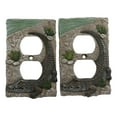 thumbnail image 3 of Pack of 2 Wildlife Bayou Swamp Alligator Double Receptacle Wall Outlet Plate, 3 of 6