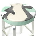 thumbnail image 3 of Haiem Cute Raccoon Cushion Round Bar Chair Seat Cover Bar Chair Cushion Covers Elastic Washable Bar Chair Cover,Protects from Scratches and Stains-13 inch, 3 of 7