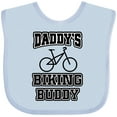 thumbnail image 3 of Inktastic Daddys Biking Buddy Boys or Girls Baby Bib, 3 of 4