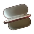 thumbnail image 4 of MERIGLARE 2 Layer with Makeup Mirror Container Eyeglasses Case for Travel Home Outdoor red, 4 of 9