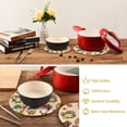 thumbnail image 6 of SKYSONIC Autumn Gnomes Pot Holders Trivets, 2 Pcs Heat Resistant Trivets,Fall Harvest Cotton Thread Weave Mats for Hot Pads Pans Pot Bowl Teapot for Kitchen Decor, 6 of 7