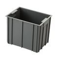 thumbnail image 3 of Industrial Storage Box Heavy Duty Storage Bin for Organizing Portable Car Trunk Organizer Storage Container for Closet Garage Gray 19x13x15cm, 3 of 7