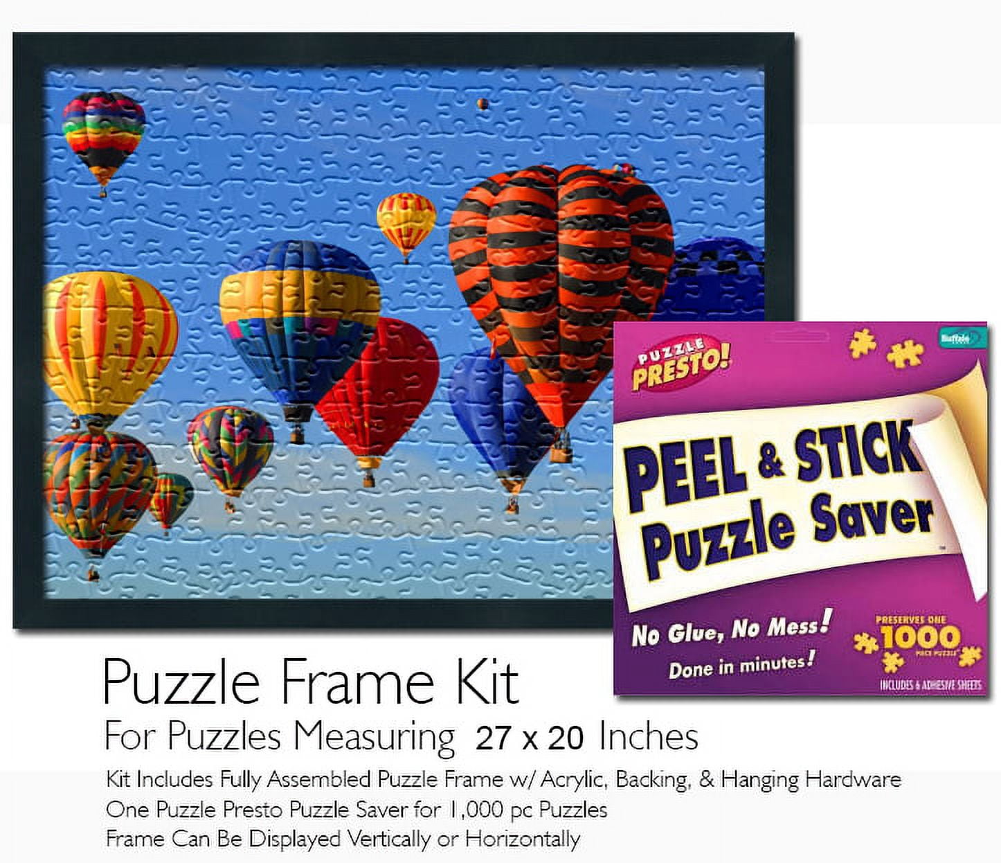 Jigsaw Puzzle Frame Kit - Made To Display Puzzles Measuring 27x20 inches