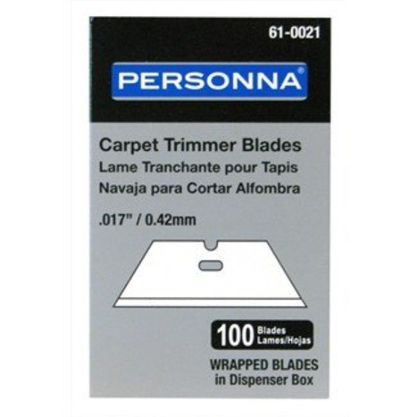 American Safety Razor 610021 Carpet Trimmer Blades Chisel Edge 0.017