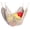 Khaki, variant on Fruit Hammock,Hanging Fruit Baskets For Kitchen,27IN Kitchen Fruit Crochet Net,Hanging Fruit Net Bag,Vegetables Hammock Under-Cabinet Storage Basket, Breathable Produce Holder(White)