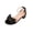Black, variant on L-i-t-t-l-e B-i-g K-i-d-s G-i-r-l-s Pearl Bow Mid Heel Sandals Summer Party Dress Shoes