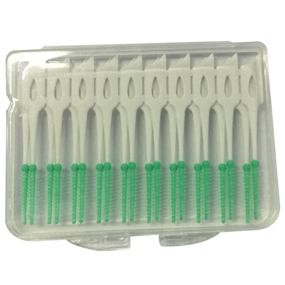 Hilo dental, 20 piezas desechables de silicona suave, herramienta de limpieza de dientes, palillo de dientes, valor inmejorable