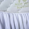 thumbnail image 3 of Aloe Vera Rayon from Bamboo Hypoallergenic Mattress Pad - 4 Sizes - Twin, 3 of 5