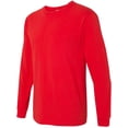 thumbnail image 2 of 5060 Bayside Men's Long-Sleeve Cotton Tee Crew Neck T Shirt, 2 of 3