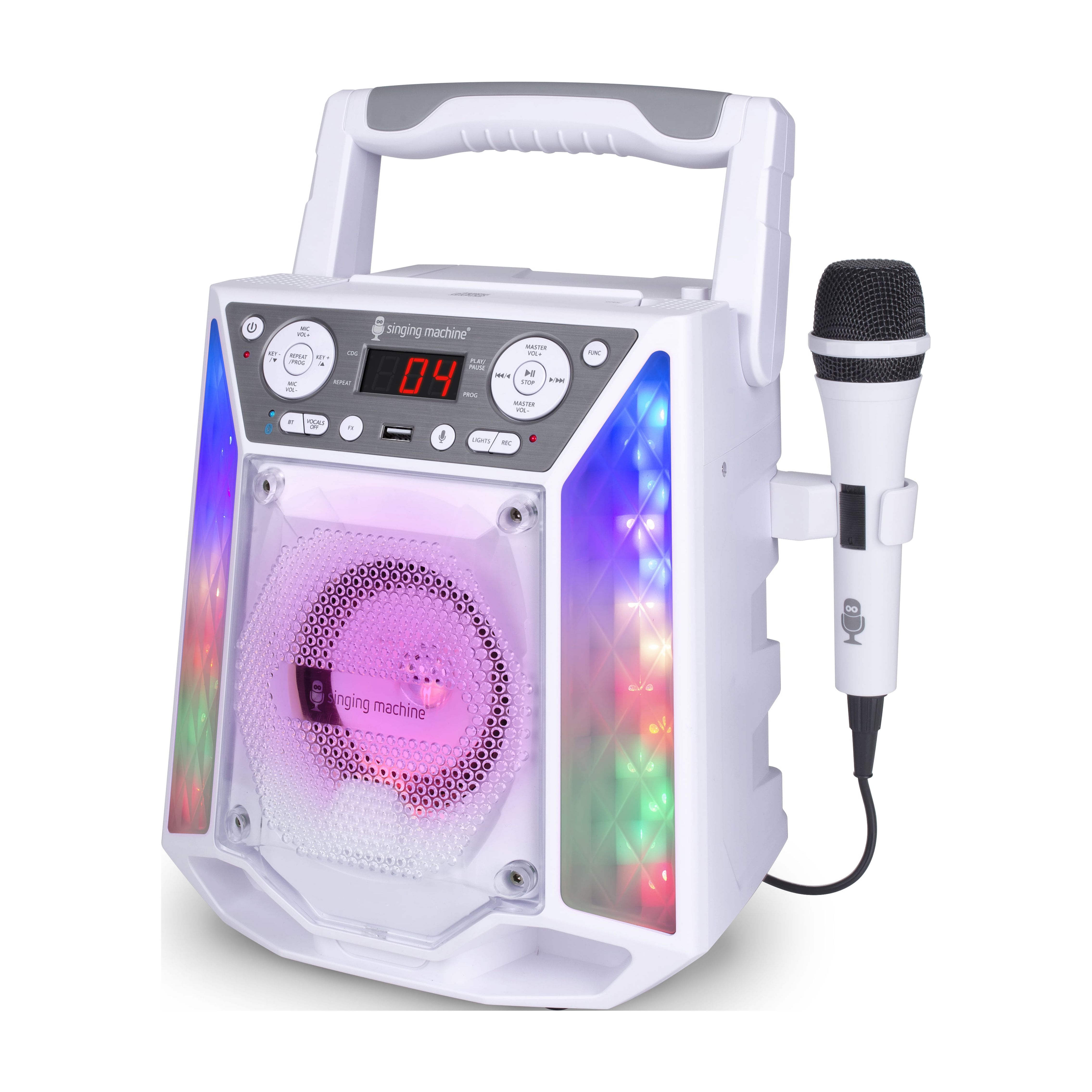 The Singing Machine Shine Voice SML2350 Karaoke Machine with Voice Assistant - image 4 of 7