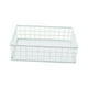 thumbnail image 2 of Cesta de Almacenamiento de Escritorio, Bandeja de Almacenamiento de Rejilla de Hierro, Organizador Portátil, Caja de Almacenaje de Malla, Contenedores blanco Soledad Cesta de almacenamiento de escritorio, 2 of 10