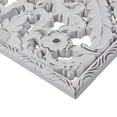 thumbnail image 4 of Botanical Panel Distressed Carved Wood 2-piece Wall Decor Set 98786, 4 of 9