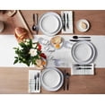 thumbnail image 3 of Chemin de Table en Coton et Lin avec Fleurs de Coquelicot, Foulard de Commode, Art Rouge Coquelicots Vivent Rient Amour pour Table à Manger, Décoration de Cuisine de Ferme, Décoration de Dîner de Vacances-16x72 Pouces, 3 of 8