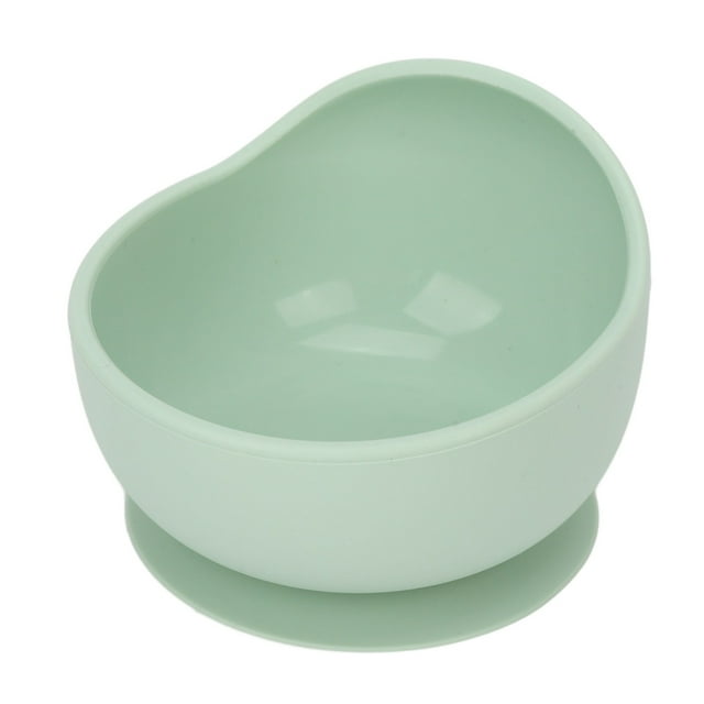 Baby Bowl, Suction Bowl Soft For Contracture Patient For Home Travel Green