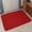 Red, variant on Small Door Mat Indoor Outdoor 15.7"x23.6", Red Burlap Texture Absorbent Non Slip Entry Rug, Farmhouse Vintage Red Low Profile Welcome Mat for Front/Side Door Apartment Entrance Bathroom