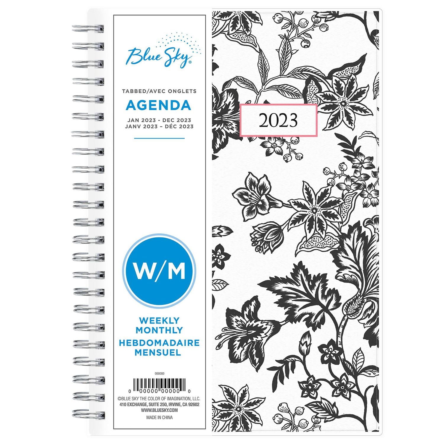 2023 Weekly Monthly Planner, 5x8, Blue Sky, Analeis