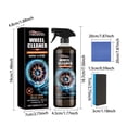 thumbnail image 3 of Vadktai Cleaner Powerful Wheel Cleaner, 120ML Non-Acid Wheel Cleaner, Perfect for Cleaning Wheels and Tires, Rim Cleaner & Brake Dust Remover, 3 of 9