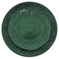 thumbnail image 3 of Elama Malibu Sea Glass 16-Piece Dinnerware Set in Dark Green, 3 of 10