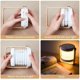 thumbnail image 4 of Lámpara de mesa plegable 4 en 1, luz LED retráctil USB, linterna portátil con mango de madera y linterna, (blanco), 4 of 5
