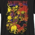 thumbnail image 2 of Boy's The Nightmare Before Christmas Character Collage Poster Graphic Tee Black Large, 2 of 5