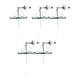 thumbnail image 1 of 5 piezas de iluminación de pared en miniatura para bricolaje, decoración de micro paisajes de musgo, escala 1:87, luz blanca cálida Verde, 1 of 8