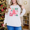 thumbnail image 4 of Neewe Women's Oversized Sweatshirt Christmas Crewneck Long Sleeve Casual Loose Pullover Tops, 4 of 8