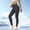 Gray, variant on Ovbmpzd Slim-Leg Yoga Pants for Women Fleece Petite Green High Wasited Leggings Casual Tummy Control Leggings,XL