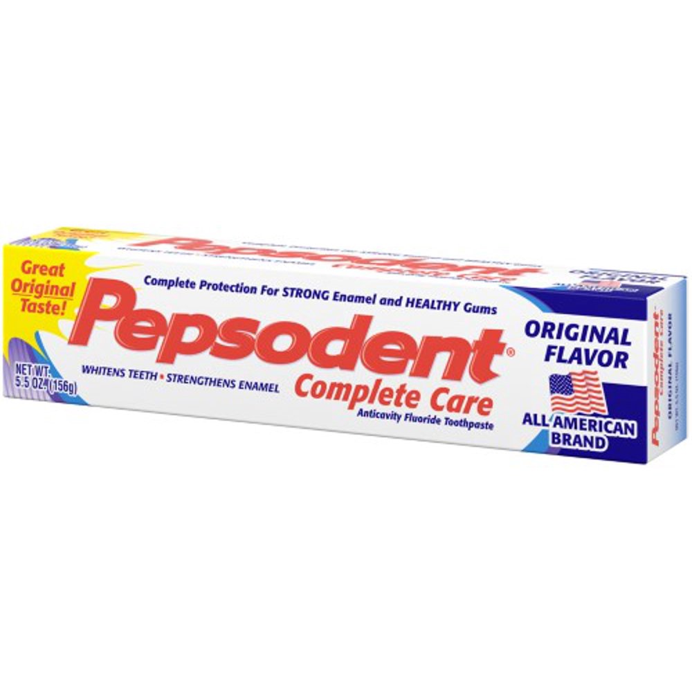 Pepsodent Complete Care Toothpaste Original Flavor, 5.5 oz Walmart