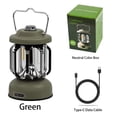 thumbnail image 1 of Lámpara de Campamento con Carga Rápida Tipo C y Regulación Continua de Intensidad, Luz Portátil para Carpa en Exteriores e Interiores, Linterna LED Recargable para Uso en Camping y Hogar, 1 of 5