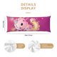 thumbnail image 3 of Balery Cute Pink Axolotl A Funda Protectora para Almohada Corporal de Algodón Hipoalergénico con Cierre(55 x 21 pulgadas), Almohadas No Incluidas, 3 of 7
