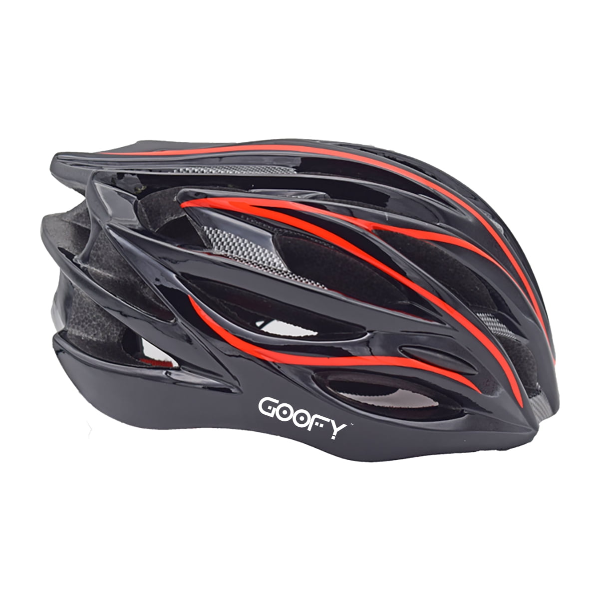 GOOFY Adult Racing Stripe Helmet Lightweight, Mountain Bike Helmets, Bicycle Helmets Adjustable Fit for Men Women