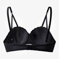 thumbnail image 4 of KDDYLITQ Push Up Bras for Women Lace Full Coverage Seamless Padded Everyday Bra Underwire Breathable Bras Black 34, 4 of 6