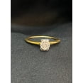 thumbnail image 3 of 0.15 Carats Round Brilliant Genuine Diamonds 7-Stone Heart Wedding Ring In Hallmark 18K Yellow Gold, 3 of 13