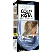 LOreal Paris Colorista Hair Makeup 1-Day Hair Color, 600 Silver Blue (for blondes), 1 fl. oz.