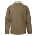 thumbnail image 2 of The American Outdoorsman Sherpa Lined Canvas Trucker Jacket (Driftwood, XL), 2 of 5
