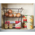 thumbnail image 5 of Contemporary Home Living 13" Bronze Contemporary Large Rectangular Metal Basket, 5 of 5