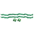 thumbnail image 4 of Guirnalda de oropel y confeti de trébol con temática irlandesa de la suerte, manualidades y decoraciones para fiestas, 4 of 14