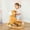 Yellow#5, variant on Kids Bike Wooden Rocking Horse Toddler Baby Ride-on Toys for Kids 1-3 Years with Classic Design & Solid Workmanship, White,Boys Bike