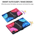 thumbnail image 3 of Alltyech Smart Case for Lenovo Tab M10 HD 2nd Gen (TB-X306X) /Smart Tab M10 HD 2nd Gen (TB-X306F) 10.1", Slim Cover Stand Folio Case for Lenovo Tab M10 HD 2nd Gen 10.1" Tablet 2020 Release, Butterflyy, 3 of 5