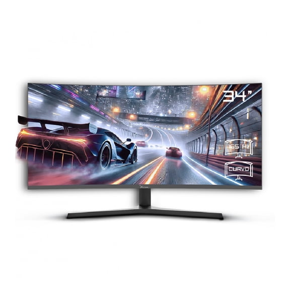 Monitor Gamer Curvo Xzeal XZMO342B LED 34" Negro