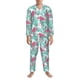 thumbnail image 3 of Balery Flamingo Pijama para Hombre de Dos Piezas con Manga Larga, Conjunto de Dormir y Descanso Suave con Bolsillos-Small, 3 of 7