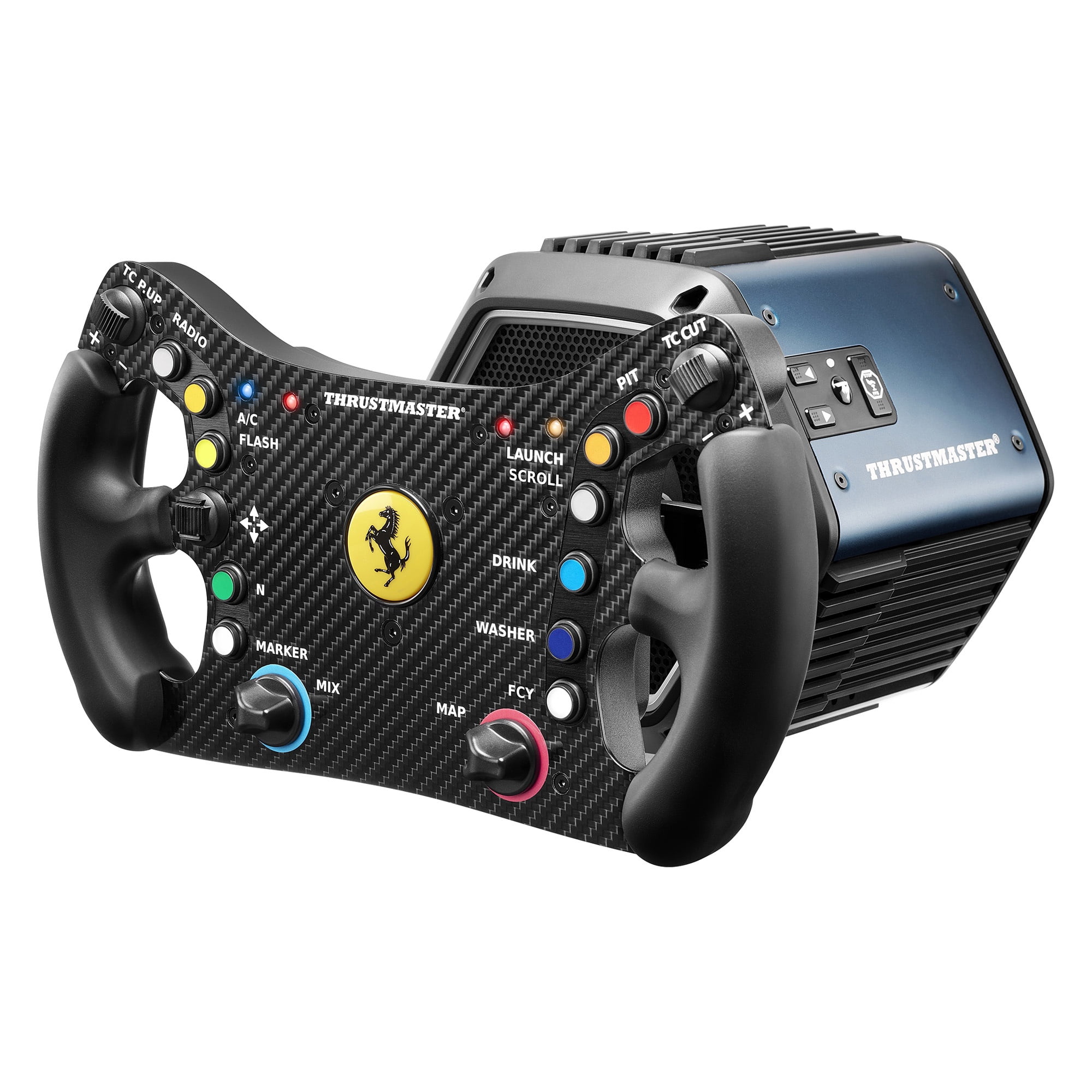Thrustmaster Ferrari 488 GT3 Wheel Add-On, 1:1 Replica, 11 Buttons - PS5, Xbox X|S, PC